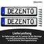 DEZENTOFIX® Kennzeichenhalter - Einfache Montage & Fester Halt - Nummernschildhalterung Auto - Kennzeichenhalterung - Kennzeichenhalter Rahmenlos - Universal Passform (520mm) - Mit Leiste