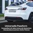 DEZENTOFIX® Kennzeichenhalter - Einfache Montage & Fester Halt - Nummernschildhalterung Auto - Kennzeichenhalterung - Kennzeichenhalter Rahmenlos - Universal Passform (520mm) - Mit Leiste