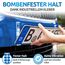 ROADZ® Kennzeichenhalter Rahmenlos - [unsichtbar & legal] - Sicherung für bombenfesten Halt - Set für 2 Kennzeichen - werbefrei - Nummernschildhalter - rahmenlose Kennzeichenhalter Auto