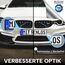 Ivality Magnet Kennzeichenhalter Rahmenlos für 1 Kennzeichen, Unsichtbare Rahmenlose Kennzeichenhalter Magnet für Auto, Wechselkennzeichenhalter Österreich, Straßenzugelassen, TÜV geprüft bis 350 km/h