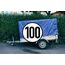 tradercat Auto Aufkleber Anhänger Wohnmobil LKW Bus 100 km/h kmh Geschwindigkeit - 20cmx20cm - für alle Oberflächen - Heckklappe, etc. - Digitaldruck (3)