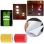 GIZGA Reflektorband 3 Rolle 5cm x 300cm Klebeband für Sicherheit Warnklebeband Sicherheit Markierung Band (Weiß)