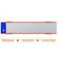 2 Kennzeichenhalter Österreich Rahmenlos schwarz flach 4mm für Kennzeichentafeln 520x120mm unsichtbar Kennzeichenträger für Österreich Dänemark Slowenien