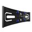 2 Kennzeichenhalter Österreich Rahmenlos schwarz flach 4mm für Kennzeichentafeln 520x120mm unsichtbar Kennzeichenträger für Österreich Dänemark Slowenien