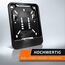 Kennzeichenhalter für Versicherungskennzeichen | 135 x 110 mm | Mofa | Roller | E-Scooter | S-Pedelec | E-Bike | Moped | Leichkraftrad | 50 CCM