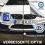 Ivality Magnet Kennzeichenhalter Rahmenlos für 1 Kennzeichen, Unsichtbare Rahmenlose Kennzeichenhalter Magnet für Auto, Wechselkennzeichenhalter Österreich, Straßenzugelassen, TÜV geprüft bis 350 km/h