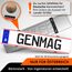 GENMAG® Kennzeichenhalter Rahmenlos [Legal & Universal] Nummernschildhalterung Auto | Rahmenlose Kennzeichenhalter für Autos | Kennzeichenhalterung Rahmenlos | Nummernschildhalter für 2 Kennzeichen