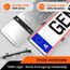 GENMAG® Kennzeichenhalter Rahmenlos [Legal & Universal] Nummernschildhalterung Auto | Rahmenlose Kennzeichenhalter für Autos | Kennzeichenhalterung Rahmenlos | Nummernschildhalter für 2 Kennzeichen