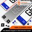 Kennzeichen Schrauben mit Kappen [Legal & Universal] Auto & Motorrad Kennzeichenhalter Rahmenlos | Kfz Kennzeichenhalterung mit Nummernschild Schrauben und Abdeckkappen | Nummernschildhalterung Auto