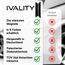 Ivality Magnet Kennzeichenhalter Rahmenlos für 1 Kennzeichen, Unsichtbare Rahmenlose Kennzeichenhalter Magnet für Auto, Wechselkennzeichenhalter Österreich, Straßenzugelassen, TÜV geprüft bis 350 km/h