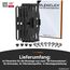 PLEXICLICK® 3D Kennzeichenhalter 3D Kennzeichen - Rahmenlos unsichtbar - 3D Kennzeichen Halterung Auto - Universal - Für Deutsche 3D Kfz Kennzeichen (Schwarz, Nur Deutsche 3D (kein Österreich))