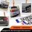 GENMAG® 2X Magnet Kennzeichenhalter Rahmenlos [Extra-Stark & Universal] Rahmenlose Kennzeichenhalter Magnete für Deutschland & Österreich | Magnetische Wechselkennzeichenhalter | Kennzeichen Magnet