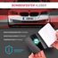 DAS ORIGINAL - ODENO® Klett Kennzeichenhalter-Set Rahmenlos selbstklebend - Nummernschildhalterung für jedes Auto - extrem starker, wetterfester Kleber und Klettverschluss