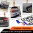 GENMAG® 1x Magnet Kennzeichenhalter Rahmenlos [Extra-Stark & Universal] Rahmenlose Kennzeichenhalter Magnete für Deutschland & Österreich | Magnetische Wechselkennzeichenhalter | Kennzeichen Magnet
