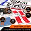 GENMAG® 2X Magnet Kennzeichenhalter Rahmenlos [Extra-Stark & Universal] Rahmenlose Kennzeichenhalter Magnete für Deutschland & Österreich | Magnetische Wechselkennzeichenhalter | Kennzeichen Magnet