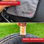 ROBBX® 2X Klett Kennzeichenhalter Rahmenlos I selbstklebend & absolut wetterfest I Auto Nummernschildhalter Set I Sportliche KFZ Kennzeichenhalterung