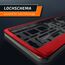 schildEVO 2 Kennzeichenhalter | Rubin ROT | Sanfter Glanz | Nummernschildhalter | Kennzeichen-Halterung | DHL-Versand