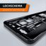 schildEVO 2 Kennzeichenhalter | SCHWARZ Hochglanz Metallic | Klavier-Lack Look | Nummernschildhalter | Kennzeichen-Halterung | DHL-Versand