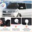 ZATOOTO Frontscheibenabdeckung für Volkswagen T5 T6, 600D Oxford Stoff wasserdichtes Windschutzscheibenabdeckung, Allwetter-Windschutzhaube, lichtundurchlässige UV/Frost/EIS/Staub Schutzhülle