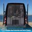 ZATOOTO Moskitonetz Van mit Magnetismus, Fliegengitter Auto für Mercedes Vito und Marco Polo Volkswagen Transporter, Center Magnetic Closure für Insektenschutz Auto