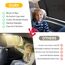 Sonnenschutz Auto Baby mit UV Schutz,Universal Sonnenblende Auto Kinder Seitenscheibe,Autoscheiben Sonnenschutz innen mit Hochelastisches Eisseide-Material(2 Stück)