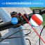 LAINFELD Fahrrad Abschleppseil Kinder, 2,5 Meter, Zugsystem, Kinderfahrrad Abschlepp Seil, Follow me tandemkupplung, Fahrrad abschleppstange, tandemstange