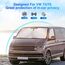 ZATOOTO Sonnenschutz Auto Frontscheibe passend für VW T5 T6, 3PCS Thermomatte Fahrerhaus, Auto Sonnenblende Frontscheibenabdeckung, Windschutzscheiben Innen Verdunkelung, UV-Schutz, Faltbare