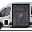 ZATOOTO Moskitonetz Van mit Magnetismus, Fliegengitter Auto für Mercedes Sprinter Standarddach Ford Transit Standard/Mittel/Hochdach, Center Magnetic Closure für Insektenschutz Auto