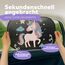 Sonnenschutz Auto Baby & Kinder • ZERTIFIZIERTER UPF50+ UV-Schutz • DEKRA geprüft & KBA-zugelassen • Nachhaltiges & hochwertiges GSM105+ Nylon • Sonnenblende Seitenscheibe • Motiv Einhorn