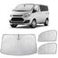 ZATOOTO Frontscheibe Sonnenschutz für Ford Transit Custom, Windschutzscheibe Sonnenschutz Innen Faltbar, Thermomatten Magnetisch, Verdickte, blockiert 99% UV-Strahlen, 3er Set