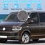 ZATOOTO Magnetische Seitenfenster Insektenschutzgitter passend für VW T4 T5 T6, Autofenster Moskitonetz für Vordertüren, Schutz vor Moskito Atmungsaktiv für Outdoor Camping Reise