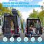 ZATOOTO Moskitonetz Van mit Magnetismus, Fliegengitter Auto für Opel Movano (Hochdach) FIAT Ducaro (Hochdach), Center Magnetic Closure für Insektenschutz Auto