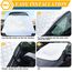 WIN.MAX Frontscheibenabdeckung Auto Scheibenabdeckung Faltbar Sonnenschutz Winter Windschutzscheiben Abdeckung 3 Magnetische für Autoscheibenabdeckung gegen Strahlung, Sonne, Staub, Schnee, EIS
