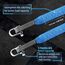 MAIKEHIGH Abschleppseil 5 cm x 5 m, 17,600 lbs (8 Tonnen) Recovery Tow Strap Kit Für Off-Road Recovery & Abschleppen Heavy Duty Polyester Weather Resistant Verstärkte Looped Ends 2 Safety Hooks