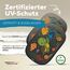 Sonnenschutz Auto Baby & Kinder • ZERTIFIZIERTER UPF50+ UV-Schutz • DEKRA geprüft & KBA-zugelassen • Nachhaltiges & hochwertiges GSM105+ Nylon • Sonnenblende Seitenscheibe • Motiv Unterwasser