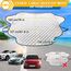 WIN.MAX Frontscheibenabdeckung Auto Scheibenabdeckung Faltbar Sonnenschutz Winter Windschutzscheiben Abdeckung 3 Magnetische für Autoscheibenabdeckung gegen Strahlung, Sonne, Staub, Schnee, EIS
