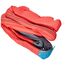 Kerbl Works Abschleppschlinge, Abschleppseil, Abschleppgurt, rot, 4m, 4cm, 35 Tonnen, Polyester, Warnfähnchen, Transporttasche