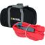Kerbl Works Abschleppschlinge, Abschleppseil, Abschleppgurt, rot, 6m, 4cm, 35 Tonnen, Polyester, Warnfähnchen, Transporttasche