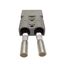 GTIWUNG 4 Stück Batterieanschluss 50A Stecker,50A 600V Quick Connect Batterie Akku Steckverbinder Schnellanschluss Stecker mit Staubschutzkappen und Schnellkupplungsgriff,für Auto,Wohnmobil,Grau