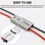 GTIWUNG Batterieanschluss Stecker 50A, 600V Kabel Ladestecker mit O-Ring Batterie-Anschlusskabel 10AWG 50CM, Akku Steckverbinder Schnellanschluss Stecker, Anhänger-Windenstecker