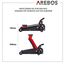 Arebos 3T Hydraulischer Rangierwagenheber mit integriertem Fußpedal | Unterfahrhöhe 130-508 mm | 2 Gummi-Auflagen | Wagenheber Jack 360° Rollen | Heber Ständer KFZ Auto PKW
