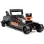 Verda Hydraulischer Wagenheber 2,5T 85-365 mm, 3X Gummiauflage, Koffer, Montagehandschuhe Autoheber Rangierwagenheber Reifenwechsel PKW Geländewagen Wohnmobil