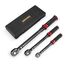 AEROFORCE Drehmomentschlüssel 1/4" & 3/8" & 1/2", 3 teilig Drehmomentschlüssel Set 5-25Nm, 10-60Nm, 20-220Nm, ±3% Fehlergenauigkeit mit 72 Zähne Wende Ratschenkopf für Fahrrad, Auto, Motorrad