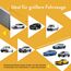 Wagenheber-Set | Scherenwagenheber für Autos 2 Tonnen (4.400 lbs) Tragbar, ideal für SUV und Autos – Universelles Auto-Notfallset mit Schraubenschlüssel