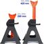2X Unterstellböcke 3T, 295-425 mm, Wagenheber Ständer Modellwahl Wagenbock Werkstattstände Profi Reifenwechsel Abstellbock Auto Heber PKW Wohnmobil ideal für Reifenwechsel SN2430