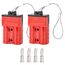 Spurtar 50A Batterie Schnelltrennstecker(2 Stück) 6 Gauge Kabelbaum 12-36V Schnellkupplung Überbrückungskabel Recovery Kit für Auto ATV Hebebühnen Motoren Anhänger, Rot