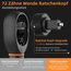 Drehmomentschlüssel Auto 30-210Nm, 1/2 Zoll Torque Wrench, 72 Zähne Umschaltknarre, Radmutternschlüssel für Auto reifenwechsel, LKW, NKW, Motorrad Reparatur und Wartung, ± 3% Fehlergenauigkeit
