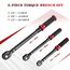 AEROFORCE Drehmomentschlüssel 1/4" & 3/8" & 1/2", 3 teilig Drehmomentschlüssel Set 5-25Nm, 10-60Nm, 20-220Nm, ±3% Fehlergenauigkeit mit 72 Zähne Wende Ratschenkopf für Fahrrad, Auto, Motorrad
