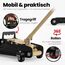 Wagenheber 2,5T extra flach – Hydraulischer Rangierwagenheber mit Transportkoffer, 3 Gummiauflagen & Adapter – Auto Wagenheber für PKW bis 2.500 kg (Beige)
