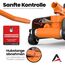 Wagenheber 2,5T extra flach – Hydraulischer Rangierwagenheber mit Transportkoffer, 3 Gummiauflagen & Adapter – Auto Wagenheber für PKW bis 2.500 kg (Orange)